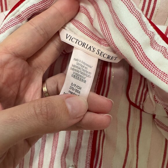 🎀 Victoria’s Secret Striped Pajama Set | Classic Button-Up + Pants 💕 - Picture 9 of 9